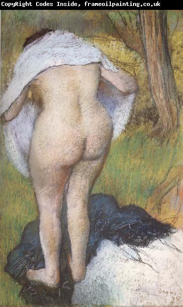 Edgar Degas Young woman who dries itself